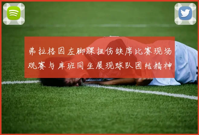 弗拉格因左脚踝扭伤缺席比赛现场观赛与库班同坐展现球队团结精神